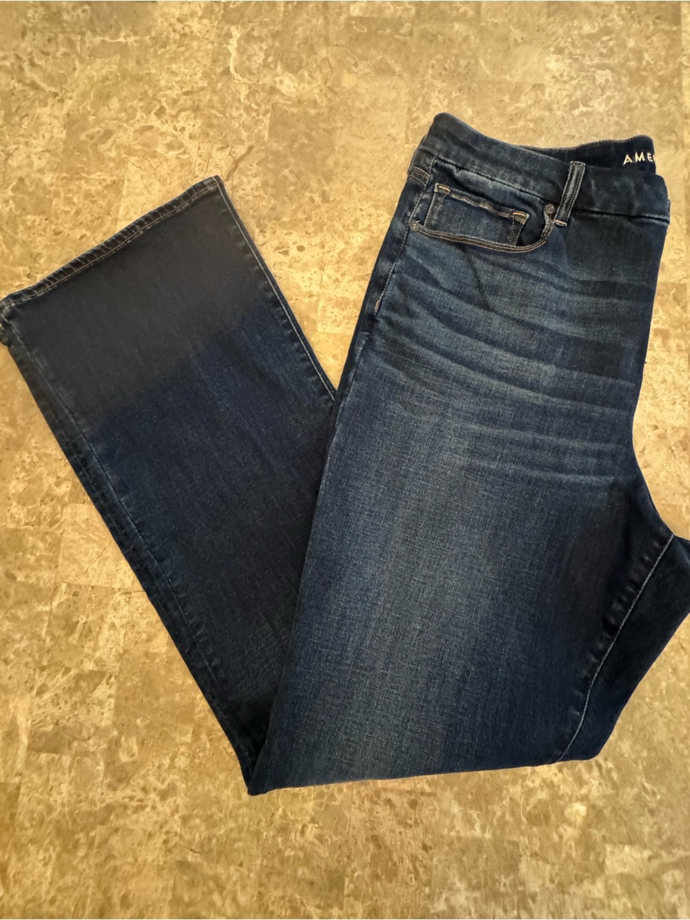 American Eagle Outfitters Size 18Long Women’s Curvy Skinny Kick Jeans High Rise - Picture 4 of 9
